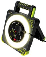 WLU05134SL-PX - PRO-XT Work Light Mains Reel, 4 Gang, 5m