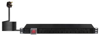 P710E - 19" Power Distribution Unit, 6 Gang, 1U, 2m