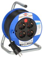 1079180004 - 4 Gang Garant Kompakt Cable Reel, 230V AC, 16A, 15m
