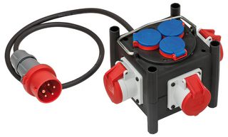 1153680100 - Compact Power Distributor, 3x CEE 400V/16A, 3x 230V, IP44
