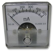 SD-38/0-500MA - Analogue Panel Meter, DC Current 0mA to 500mA
