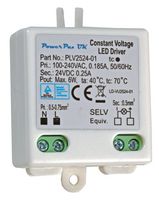 PLV2524-01 - 24Vdc 250mA 6W Miniature Constant Voltage LED Driver