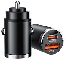 CAR-PD-USB-C-48W - 2 Port USB PD Vehicle Charger, 48W, 1x USB A, 1x USB C