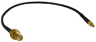 CBA-SMAF-MMCXM - SMA Bulkhead Socket to MMCXM Plug Adaptor Lead - 200mm
