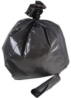 RS10 - Black Bin Liners, 10 Pack