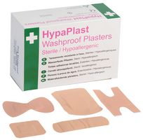 D9010. - HypaPlast Assorted Pink Washproof Plasters, 100 Pack