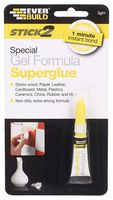 S2GEL3 - Stick2 All Purpose Superglue Gel, 3g