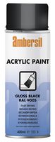 ACRYLIC PAINT GLOSS BLACK RAL 9005 - Acrylic Paint Gloss Black RAL 9005, 400ml