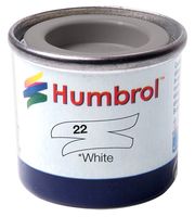 AA0240 - Gloss White Enamel Paint, No 22 - 14ml