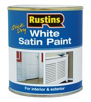 WHISW250 - Quick Dry White Satin Paint, 250ml