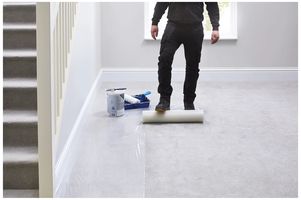 ROLLCON100 - Roll & Stroll Contract Carpet Protector, 600mm x 100m