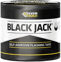 FLDIY225 - Black Jack Self Adhesive Flashing Tape DIY Roll, 225mm x 3m