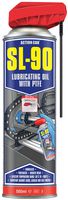 SL-90 TWINSPRAY - SL-90 High Viscosity Synthetic Lubricating Oil with PTFE, 500ml Twin Spray