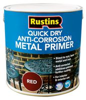ACMPRW1000 - Quick Dry Anti-Corrosion Metal Primer, Red - 1L