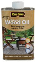 EWDOIL500 - Quick Dry Exterior Wood Oil, 500ml