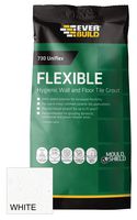 UNIFLEX2WE - 730 Universal Flexible Floor & Wall Tile Grout, White 2.5kg