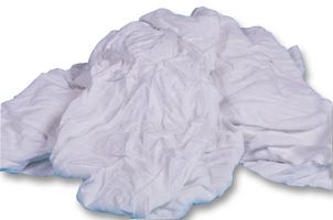 PPC241 - White Cotton Cloth Rags / Wipes, 1kg Polypack