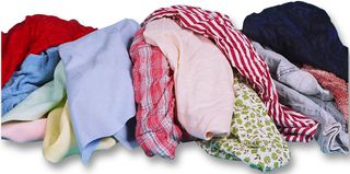 PPC246 - Coloured Cotton Cloth Rags / Wipes, 5kg Box
