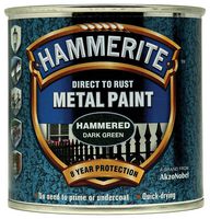5084831 - Direct to Rust Hammered Finish Paint, Dark Green - 250ml