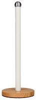 SWKA17511WHTN - Nordic Kitchen Roll Pole with Bamboo Base, White