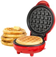 EK4214G - Mini Waffle Maker, Red