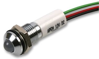 Q8P3CZZRYG12E - LED Indicator 8mm Proud Tri-Col 12V