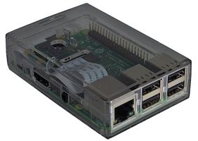 PSG-CASE-RPI3-SMK - Two Part Raspberry Pi Case, Smoked