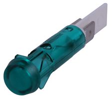 C0276AAGREEN - Neon Indicator, 250V AC, 20mA, 9.5mm, Green