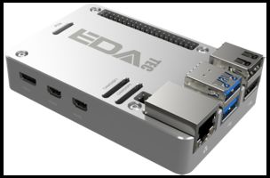 RP5-BS - Raspberry Pi 5 HeatVent Pro Passive Cooling CNC Box Case, Silver
