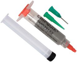 SMD291AX - No-Clean Solder Paste Syringe with Plunger & Tip, Sn63/Pb37, T3 Mesh, 5cc
