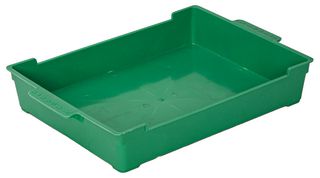 WI GREEN - Inter Stackable Work Trays, Green 10 Pack