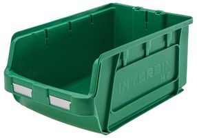 HC5/GREEN - High Capacity Plastic Storage Bin, Green XXL - 203mm x 282mm x 455mm