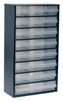 1224-02 CABINET - 1200 Series 24 Drawer Storage Cabinet - 552mm x 306mm x 150mm