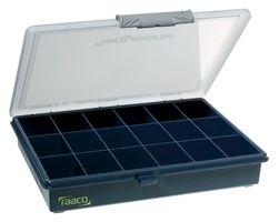PSC5-18 - Professional Service Case 5-18, 18 Fixed Compartments - 43mm x 240mm x 195mm