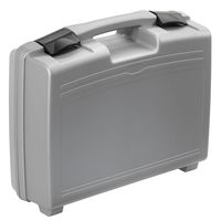 17037.067.GPB - Grey Polypropylene Storage Case with Foam - 121mm x 370mm x 307mm