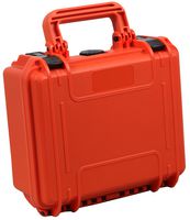 MAX235H105S.001 - Orange PP Waterproof Case with Foam Insert - 117.5mm x 258mm x 243mm