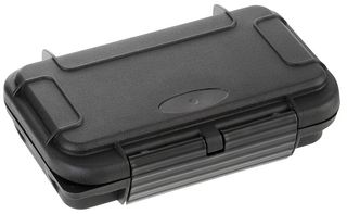 MAX001S - Black Waterproof Storage Case With Foam Insert - 47mm x 175mm x 115mm