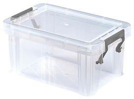 S20F0110 - 1L Clear Allstore Storage Box - 90mm x 115mm x 180mm