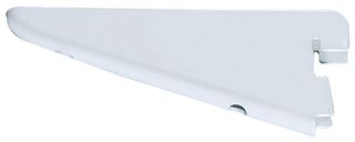 AR-B120-WH - 120mm Twin Slot Shelf Bracket, White