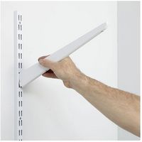 AR--U1000-WH - 1000mm Twin Slot Shelving Upright, White