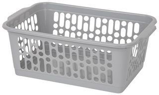 30532 - 4.3L Medium Handy Storage Basket, Cool Grey - 105mm x 195mm x 295mm
