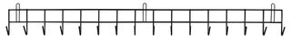 GH696 - 16 Hook Extra Long Wall Mounted Tool Storage Rack