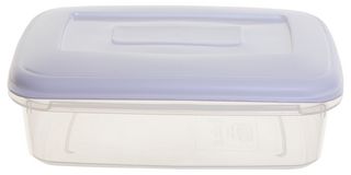 F0410 - 0.8L Rectangular Clear Food Storage Box - 70mm x 120mm x 180mm