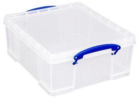 12.9C - 12.9L Multi-Use Clear Storage Box with Lid - 155mm x 335mm x 395mm