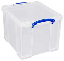 25.7C - 25.7L Multi-Use Clear Storage Box with Lid - 290mm x 335mm x 395mm