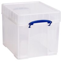 25.7CXL - 25.7L XL Multi-Use Clear Storage Box with Lid - 335mm x 335mm x 395mm