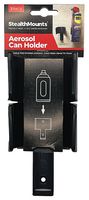 OM-CAN-BLK-2 - Aerosol Can Storage Holder Mounts - Black, 2 Pack