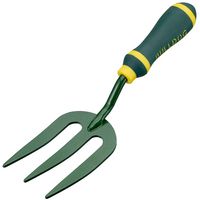 7111770680 - Carbon Steel Garden Hand Fork with Rubber Handle