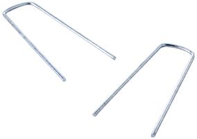 15031 - Weed Control Fabric Galvanised Steel Garden Fabric Staples, 30 Pack