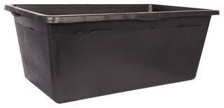 TT8 - Medium Rectangular Multi Storage Tub, Black - 90L
